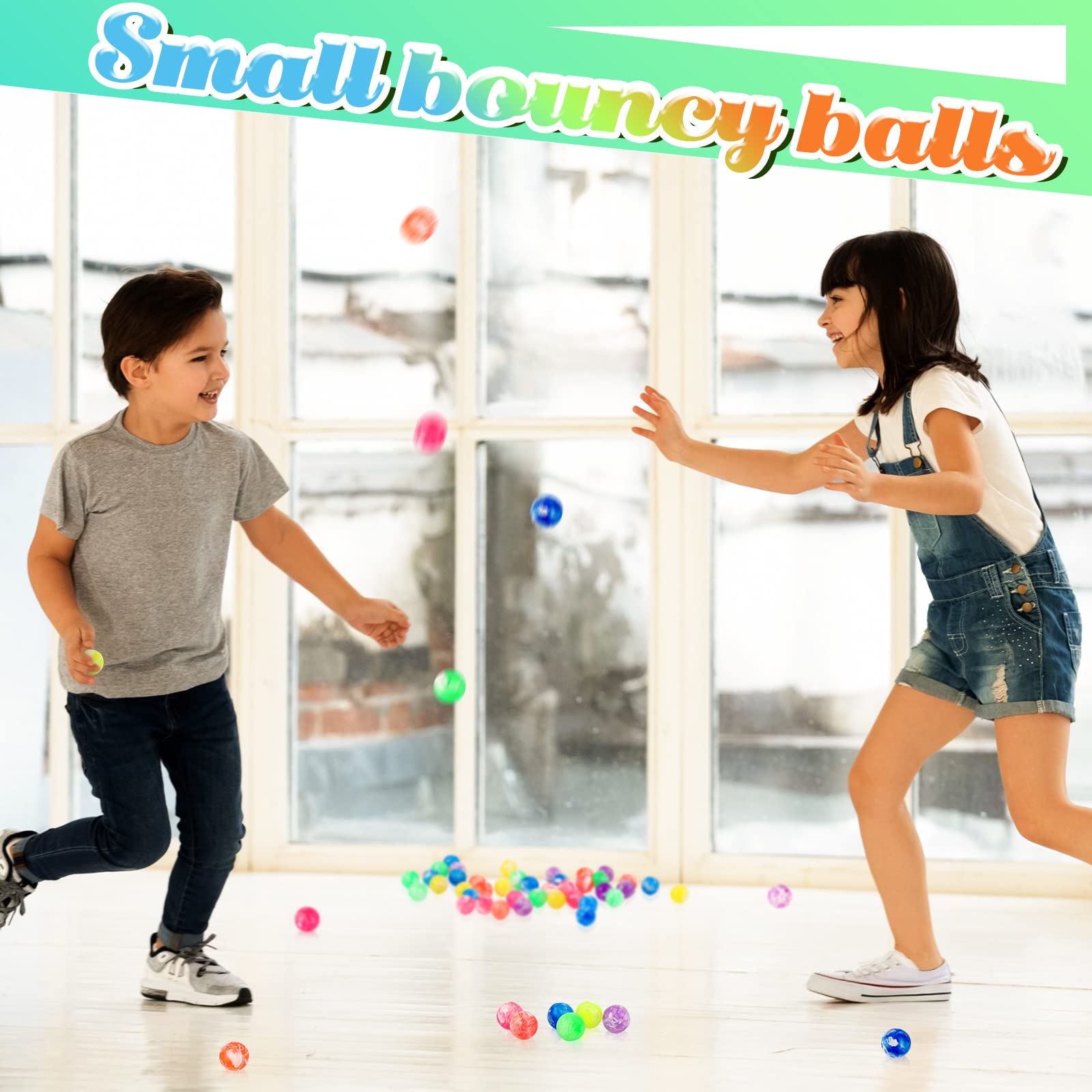 Small Bouncy Balls Bulk 0.78 Inch/ 20 mm Rubber High Bouncing Balls Neon Cloud Bounce Balls Mini Bouncy Balls for Birthday Party Favors Gift Game Prizes Vending Machines Fillers Outdoor