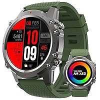 Smart Watch for Men 1.45” Full Touch Smart Watch with Text and Call 100+ Sports Modes IP68 Waterproof Fitness Watch with Heart Rate SpO2 Sleep Tracker Smartwatch for iPhone Android Phones