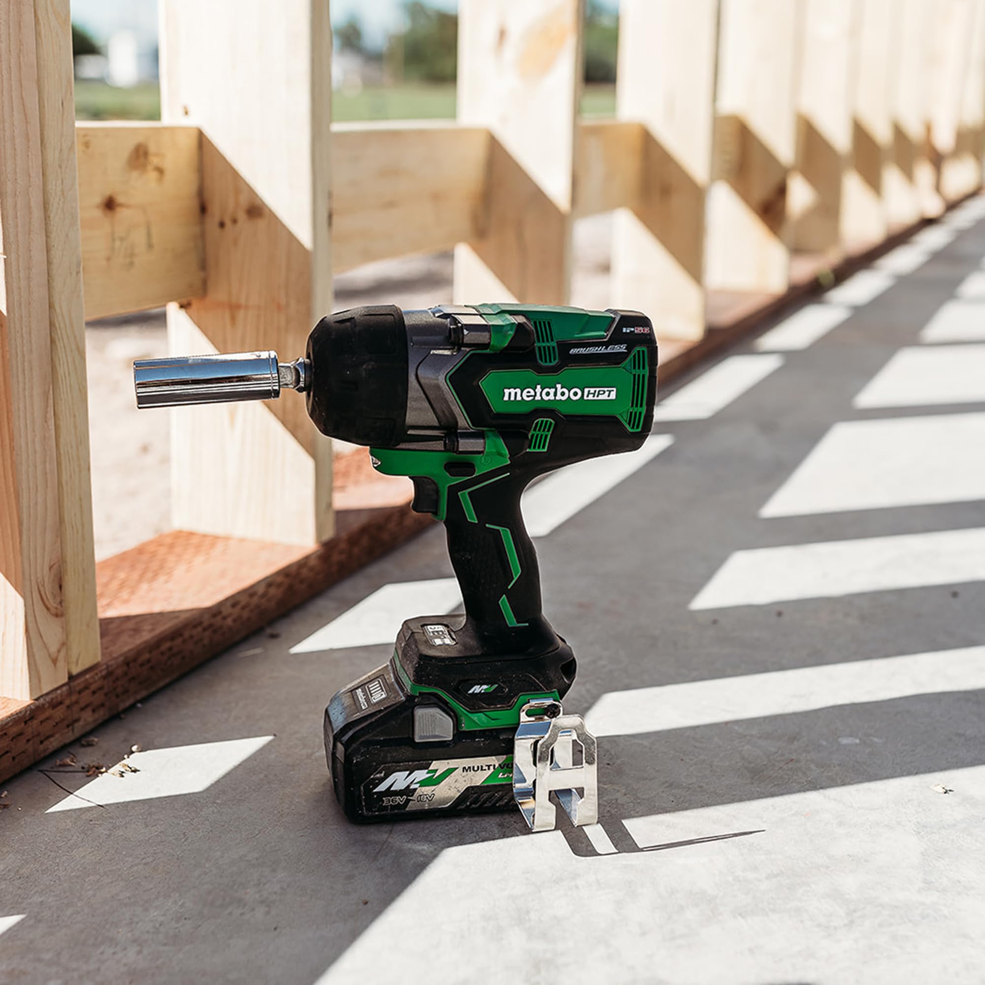 Metabo HPT 36V MultiVolt™ Cordless Impact Wrench | Tool Only - No Battery | High-Torque | 3/4-Inch Drive | 4-Stage Speed Switch | Auto Stop/Auto Slow System | IP56 Dust & Water Resistant | WR36DFQ4