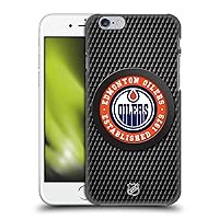 Head Case Designs Officially Licensed NHL Puck Texture Edmonton Oilers Hard Back Case Compatible with Apple iPhone 6 / iPhone 6s