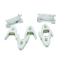 Schoolsource - 33032 Ceiling Hanger Grip Clips, Pack of 10 - 069360,White