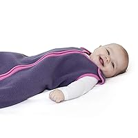 baby deedee Sleep nest Fleece Baby Sleeping Bag, Purple Rain, Medium (6-18 Months)
