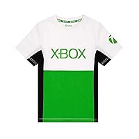 T-Shirt Boys Kids Black Green Game Console Logo Clothing Top