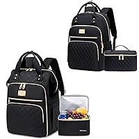 Weitars Laptop Backpack With Lunch Box 2 Pack