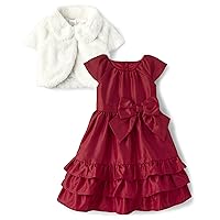 Gymboree Girls Dress and Cardigan, Matching Toddler Outfit
