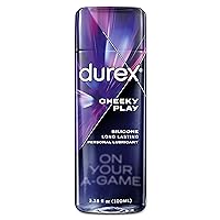 Durex Liquid Silicone Lube for Sex, Anal Lube & Sex Lube for Women, Men & Couples, Personal Lubricant for Anal Sex, Silky Smooth Personal Lube, Long Lasting Sex Lubricant, 3.38 fl oz