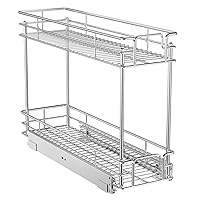 ROOMTEC Pull Out Spice Rack for Narrow Cabinet (8½
