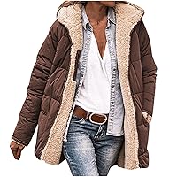 Women's Winter Jackets Floral Quilted Jacket Cardigan Printed Lightweight Open Front Padded Coat Jackets, S-3XL