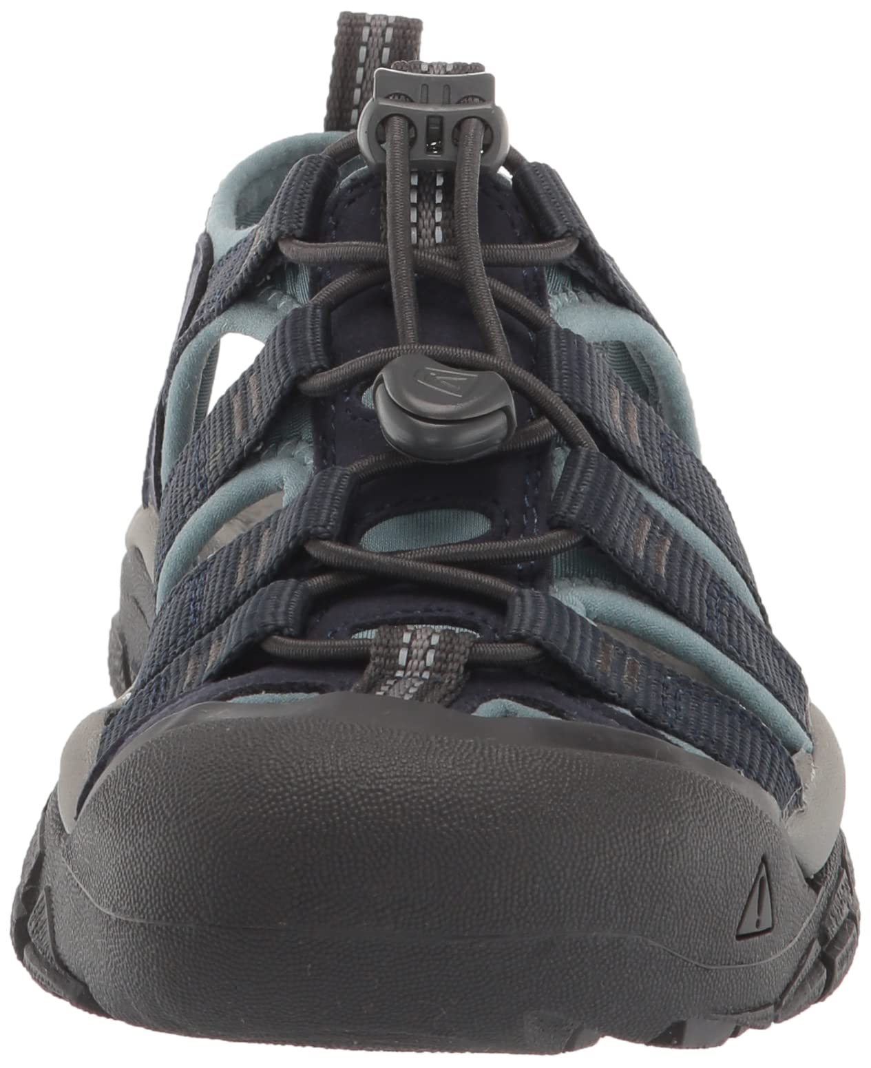 KEEN Women's Newport H2 Closed Toe Water Sandals, Navy/Magnet, 7