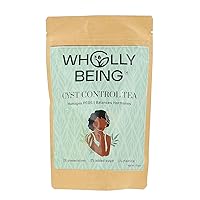 Being - Cyst Control Tea for managing PCOS & balancing hormones with Gokshura, Spearmint, Chasteberry, Ashwagandha, Fenugreek seeds for regular periods, face hair, acne (Pack Of 1)