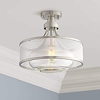 Possini Euro Design Layne Modern Ceiling Light Semi Flush-Mount Fixture 15