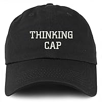 Trendy Apparel Shop Youth Thinking Cap Unstructured Cotton Baseball Cap