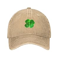 Soft Cotton Dad Hat Four Leaf Clover Symbol of Luck Wealth Health Love Gifts Baseball Cap Unisex