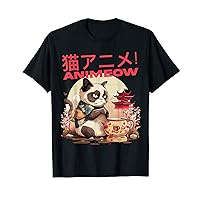 Adorable cat lovers' anime Kimono T-Shirt
