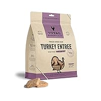 Freeze Dried Raw Dog Food, Turkey Mini Patties Entree, 14 oz