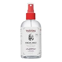 THAYERS Alcohol-Free Witch Hazel Facial Mist Toner with Aloe Vera, Lavender, 8 Ounce