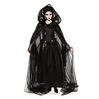 Rubie's Adult Full-Length Sheer Cape with Oversized Hood