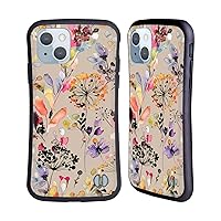 Head Case Designs Officially Licensed Ninola Beige Wild Grasses Hybrid Case Compatible with Apple iPhone 14