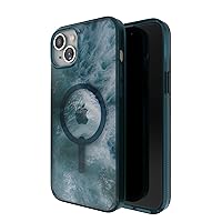 ZAGG Milan Snap iPhone 15 Plus/ 14 Plus Case - Drop Protection (13ft/4m), Durable Graphene Phone Case, Anti-Yellowing & Scratch-Resistant, Wireless Charging MagSafe Case, Ocean Blue