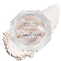 Diamond Dust Mineral Powder Starlit Glow, Translucent Setting Powder Makeup, Finishing Powder For Face, Clean Beauty, Dermatologist Approved