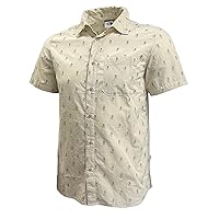 Mens Short Sleeve Baytrail Jacquard Button Shirt