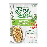 Concord Foods Potato Topping: Elevate Your Potatoes with Crunchy Flavor - Versatile Blend of Ingredients for Baked, Boiled, or Mashed Potatoes, 1.1 oz pouch