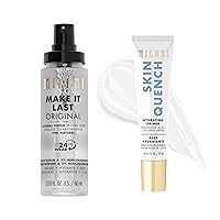 Milani Make It Last Original - Natural Finish Setting Spray 3-in-1 Setting Spray and Primer- Prime + Correct + Set & Milani Skin Quench Hydrating Primer for Makeup