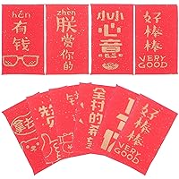BESTOYARD 10pcs Decor Small Red Envelope Kit Mini Simulated Red Packet Miniature Doll House Accessories Miniature Luck Money Bag for Mini House Mini Luck Money Bag Models Paper Puppet Lucky
