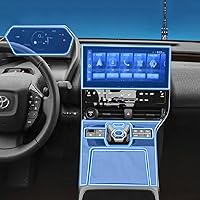 Car Interior Center Console Transparent TPU PPF Protective Film Anti-Scratch Repair Film Accessories,for Toyota BZ4X 2022-2023