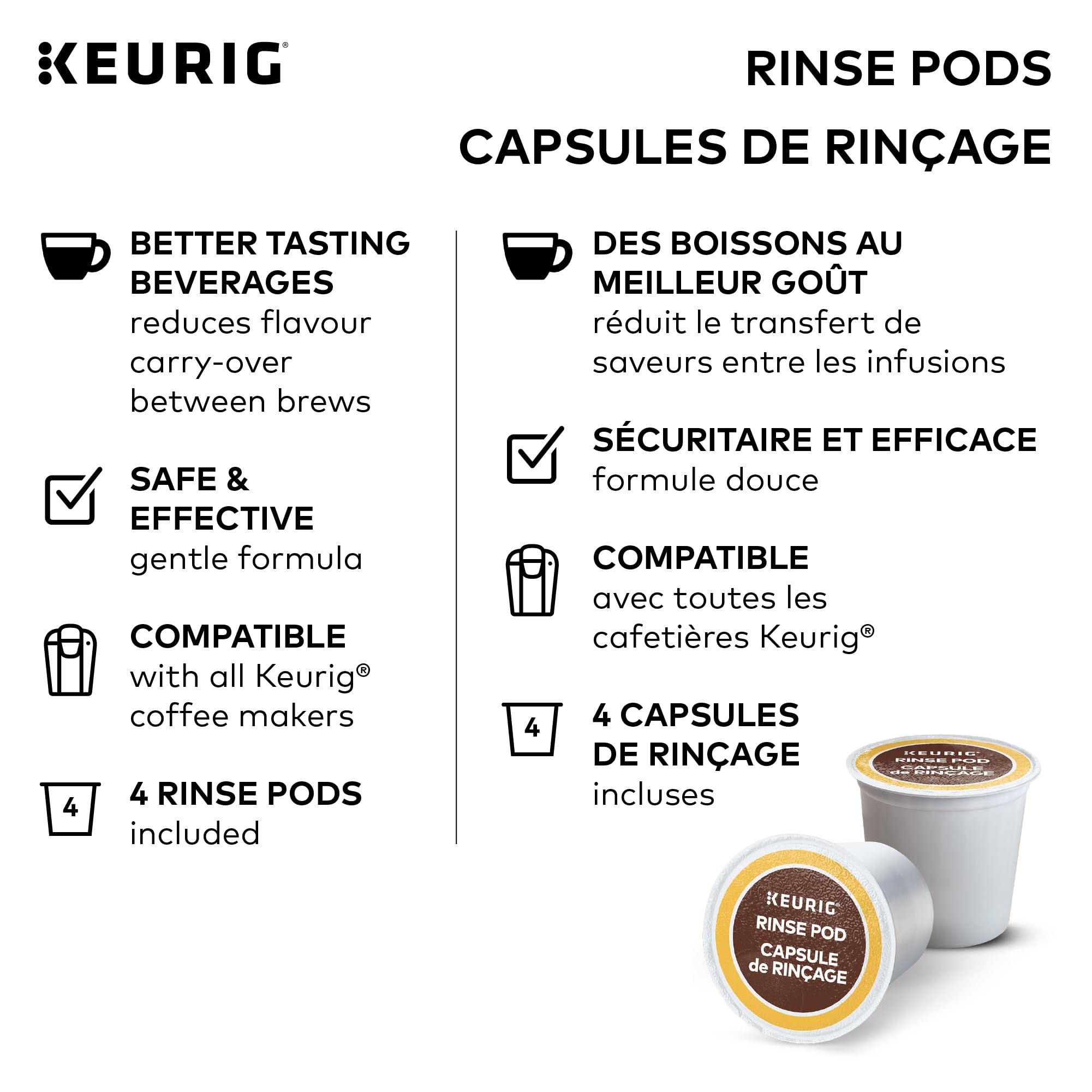 Keurig 3-Month Brewer Maintenance Kit Includes Descaling Solution, Water Filter Cartridges & Rinse Pods, Compatible Classic/1.0 & 2.0 K-Cup Coffee Makers, 7 Count