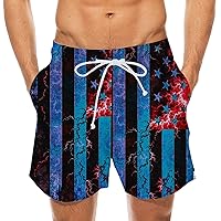 Man Beach Shorts for Man Flower Print Loose Fit Hawaiian Tropical Straight Leg Summer Fall 2024 Trendy Y2K
