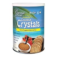 Coconut Secret Coconut Crystals - 12 oz - Low-Glycemic Sugar Alternative, Replacement Sweetener - Organic, Vegan, Non--Free, Kosher - Keto, Paleo, Whole 30 - 85 Servings
