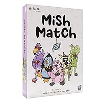 USAOPOLY Mish Match | Fast Paced Party Game for 2-8 Players | Ages 8+ | Card Game for Family Night Fun