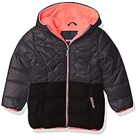 LiMiTeD Too Girls' Puffer Jacket, Grey, 3T