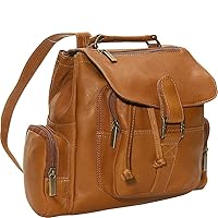 Mid Size Top Handle Backpack, Tan, One Size