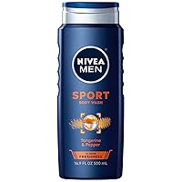 Nivea Men, Sport Body Wash, Tangerine & Pepper, 16.9 fl oz (500 ml)