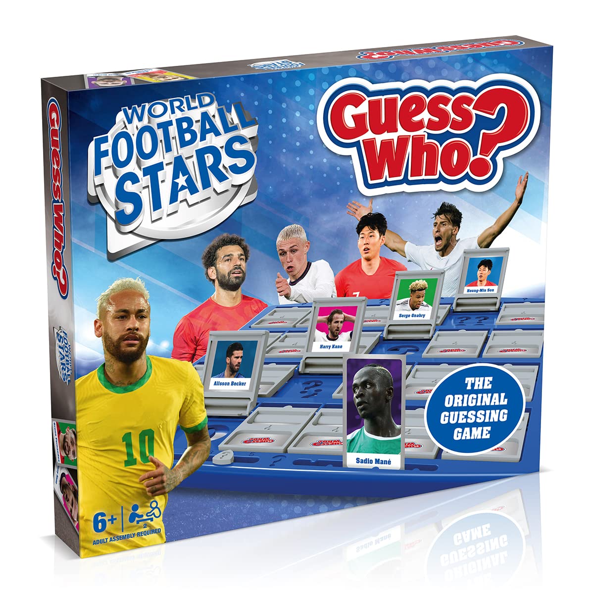 Winning Moves WM02282-EN1-6 World Football Stars Guess Who Board Game