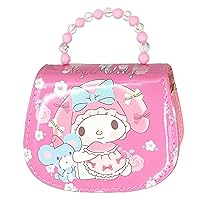 Cartoon Mini Messenger Bag Pearl Crossbody Bag Kawaii Lolita JK Girls Shoulder Synthetic Leather Casual Satchel
