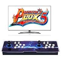 Retro Arcade Game Console WiFi, 3D Pandoras Box Built-in 20000 Classic Arcade Games, 1280x720 Full HD Plug and Play Home Video Gaming Machine for TV PC Projector, Up to 4 Players