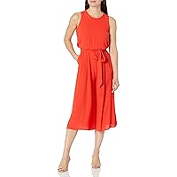 Vince Camuto womens Sleeveless Blouson Cropped Jumpsuit