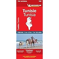 Michelin Map Africa Tunisia 744 (Maps/Country (Michelin)) (English and French Edition)