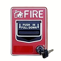 Emergency Alarm Station Conventional Dual Action Manual Call Point Fire Alarm Panic Button SOS Switch for Alarm Siren or Panel