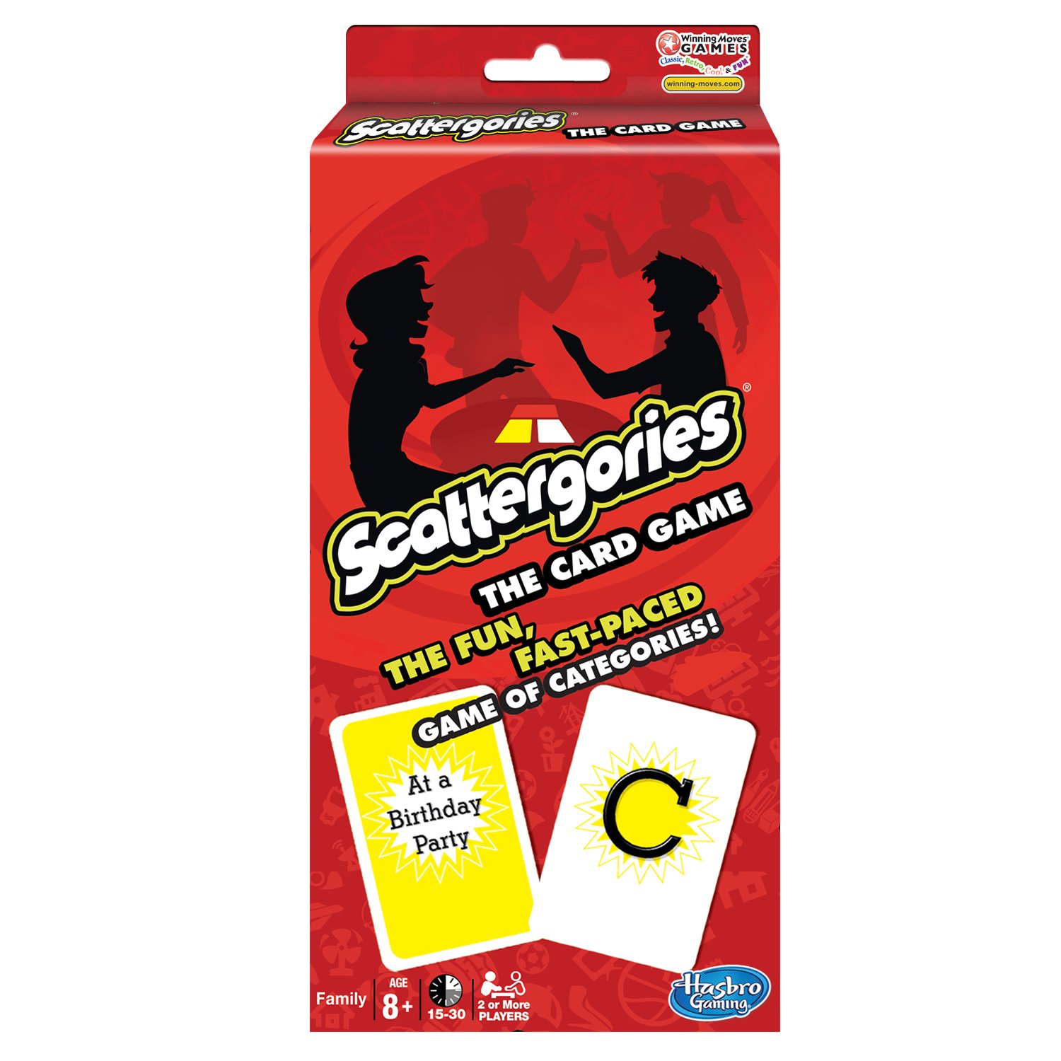 Scattergories The Card Game Your Favorite Categories Game Meets Slap Jack For At Home, On a Road Trip, or Vacation 2 or More Players Ages 8 and Up