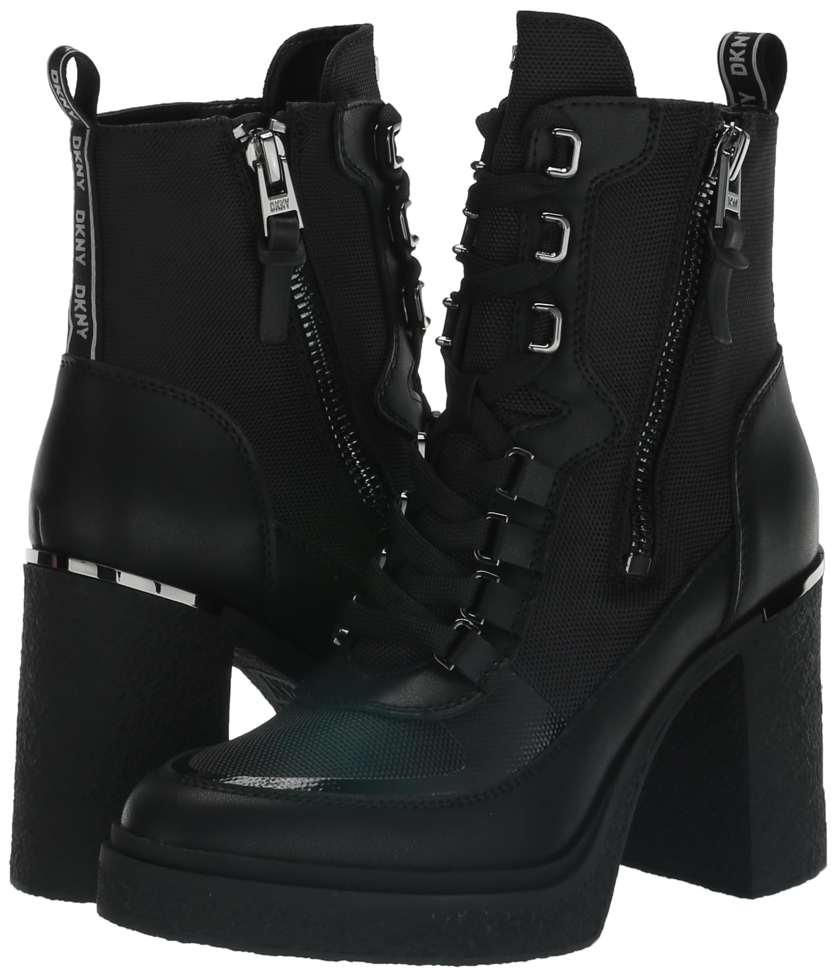 DKNY Women's Toia-Lace Up Boot Combat