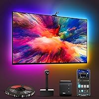 Envisual TV LED Backlight with Camera, RGBIC Wi-Fi TV Backlights for 55-65 inch TVs, Works with Alexa & Google Assistant, App Control, Music Sync Lights, H6199