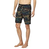 O'NEILL Men's 20 Inch S-Seam Boardshorts - Water Resistant Swim Trunks for Men with Quick Dry Stretch Fabric and Pockets
