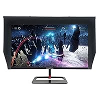 Sceptre 27 inch IPS 2K LED Monitor 2560x1440 QHD HDR400 HDMI DisplayPort up to 144Hz 1ms Height Adjustable Include Gaming Blinders Build-in Speakers, Black 2021 (E278B-QPN168+)