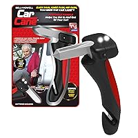 Emson Car Cane, All-in-One Car Cane Door Handle and Mobility Aid with Built in LED Flashlight, Window Breaker Seatbelt Cutter, Car Handle Assist for Elderly and Car Emergency Tool- Batteries Included