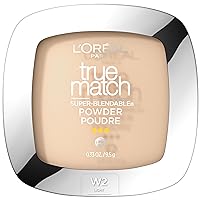 True Match Super Blendable Oil Free Foundation Powder, W2 Light, 0.33 oz, Packaging May Vary