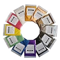 10 Colors Chameleon Mica Powder, Epoxy Resin Color Pigment Powder